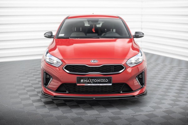 Street+ Spoilerlippe Front Ansatz V.3 passend für Kia Ceed GT / GT-Line Mk3 / Proceed Mk1