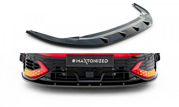 MAXTON DESIGN CUP FRONTSPLITTER HOCHGLANZ V2 (TÜV) VW GOLF 8 GTI CLUBSPORT FL