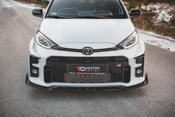 MAXTON DESIGN FRONTSPLITTER HOCHGLANZ V2+FLAPS (TÜV) TOYOTA YARIS GR