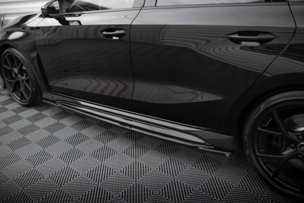 Street+ Seitenschweller Leisten passend für Audi RS3 Sportback 8Y schwarz Hochglanz