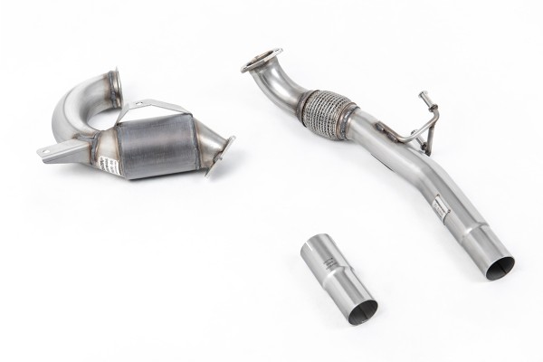 MILLTEK SSXVW546 HI-FLOW SPORTS CAT UND DOWNPIPE VW UP! GTI 1.0 TSI 115PS