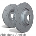 EBC BRAKES BREMSSCHEIBENSATZ SLOTTED DISC HA FORD FOCUS ST250