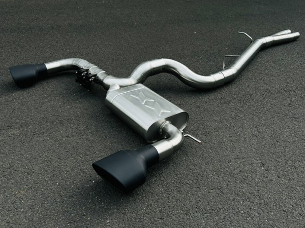 DTH EXHAUST REAPER V4 REAPER KLAPPENAUSPUFFANLAGE PASSEND FÜR AUDI RS3 8V OPF 90MM