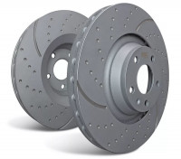 EBC BRAKES BREMSSCHEIBENSATZ TURBO GROOVE HA FORD FOCUS ST250 EBC BRAKES BREMSSCHEIBENSATZ TURBO GROOVE HA FORD FOCUS ST250