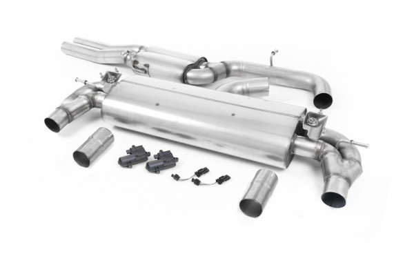 MILLTEK SPORTAUSPUFFANLAGE 76MM (TÜV) AUDI RS3 SALOON/SEDAN 400PS (8V MQB) AB2017 OHNE OPF