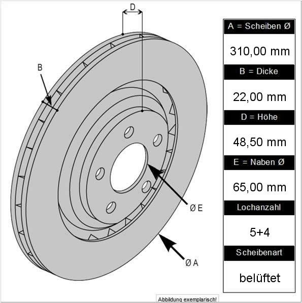 SHW BREMSSCHEIBEN 2-TEILIG HA CUPRA FORMENTOR VZ5