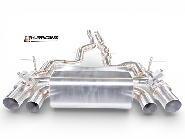 HURRICANE 3,5" EQUAL LENGTH ABGASANLAGE (TÜV) PASSEND FÜR BMW M4 F82 431PS
