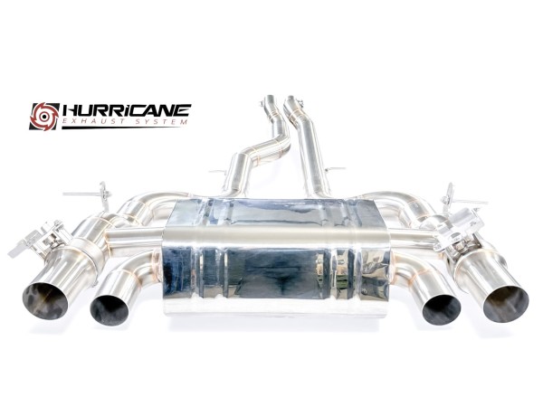 HURRICANE 3,5" ABGASANLAGE (TÜV) PASSEND FÜR BMW M4 F82 COMPETITION 450PS