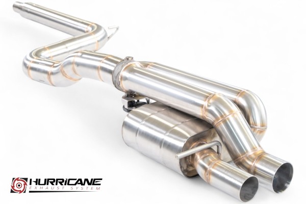 HURRICANE 3,5" ABGASANLAGE (TÜV) VW POLO GTI 200PS VFL OHNE OPF/MIT OPF UND 207PS FACELIFT