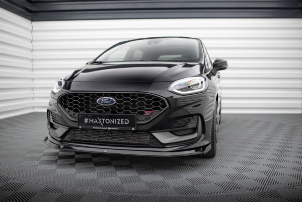 MAXTON DESIGN FRONTSPLITTER HOCHGLANZ V3 (TÜV) FORD FIESTA MK8.5 FACELIFT ST&ST-LINE