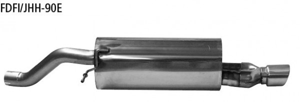 BASTUCK ENDSCHALLDÄMPFER (TÜV) FORD FIESTA MK8 ECOBOOST