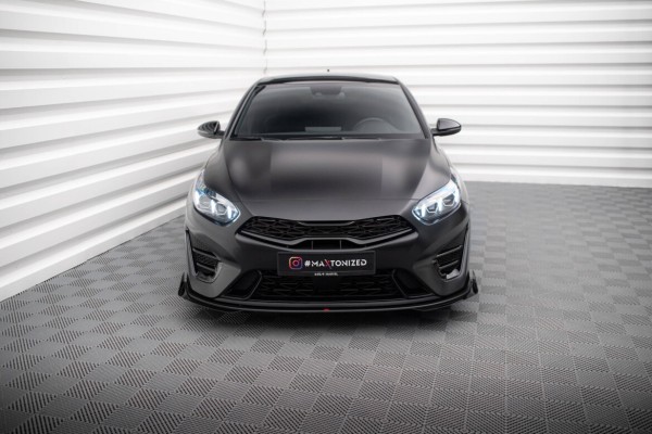 Street Pro Spoilerlippe Front Ansatz + Flaps passend für Kia Proceed GT Mk3 FL / Ceed GT / GT - Line