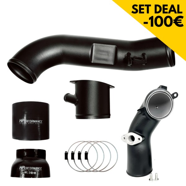HPerformance 4" 100mm geschlossene Ansaugung + 3,5" Turboinlet für Audi RS3 8V