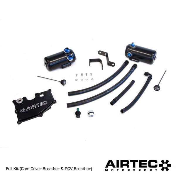 AIRTEC BREATHER PLATE+OIL CATCH CAN+CRANK CRANKCASE CATCH CAN FORD FOCUS RS350