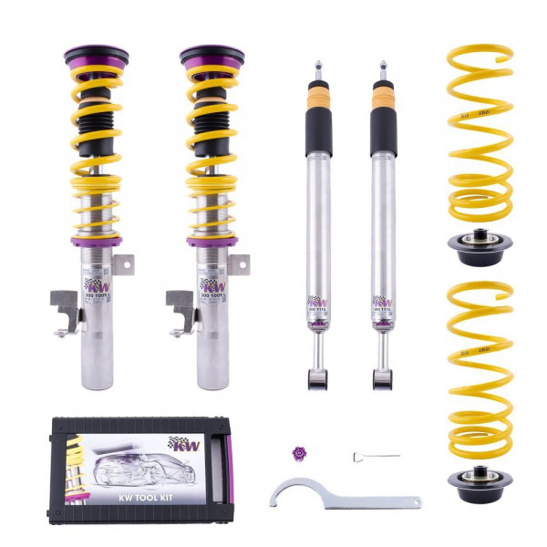 KW V3 INOX (MIT DRUCK- & ZUGSTUFENDÄMPFUNG) GEWINDEFAHRWERK BMW M2 Typ G87 3,0l 338KW (460 PS)