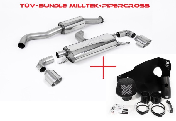 PIPERCROSS+MILLTEK TÜV PAKET TOYOTA YARIS GR