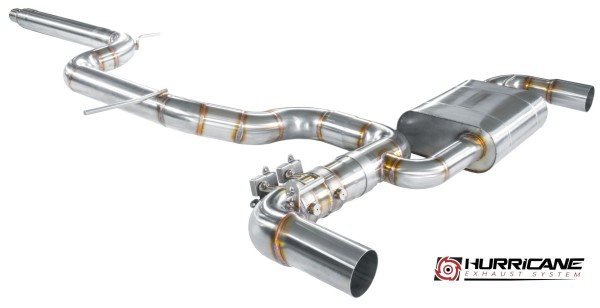 HURRICANE 3,5" ABGASANLAGE (TÜV) VW GOLF 8.5 CLUBSPORT